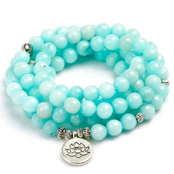 charm bracelets 8mm faced natural blue chalcedony 108 mala beads buddhist om for women handmade men bangle jewelry gift 221118, Golden;silver
charm bracelets 8mm faced natural blue chalcedony 108 mala beads buddhist om for women handmade men bangle jewelry gift 221118, Golden;silver