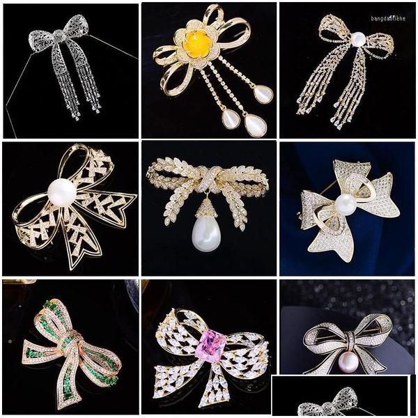 pins brooches brooches european and american trendy bow tassel shining cubic zirconia bowknot brooch suit jacket pearl pin women ac dhhpb, Gray
pins brooches brooches european and american trendy bow tassel shining cubic zirconia bowknot brooch suit jacket pearl pin women ac dhhpb, Gray