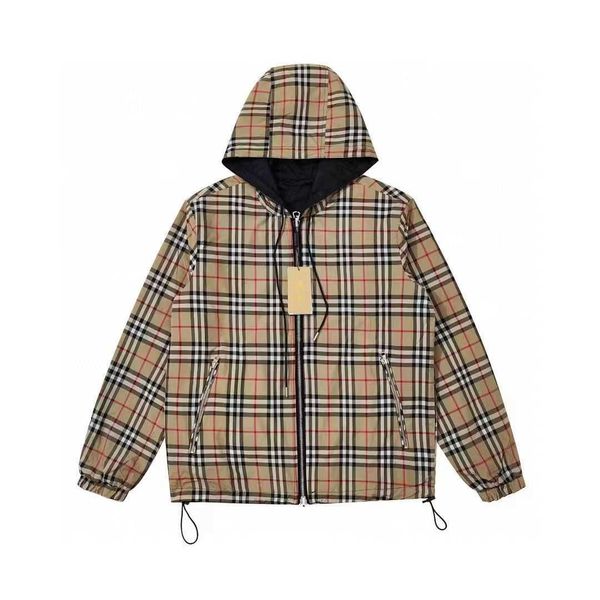 designer burbrerry men's coat jacket 2022 autumn fashion brand plaid stripe double-sided windbreaker waterproof hooded loose for men an, Black;brown
designer burbrerry men's coat jacket 2022 autumn fashion brand plaid stripe double-sided windbreaker waterproof hooded loose for men an, Black;brown