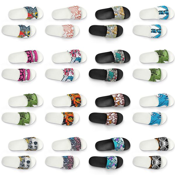 men women custom slippers shoes artoon animal design diy word black white blue red mens trainer 311
men women custom slippers shoes artoon animal design diy word black white blue red mens trainer 311