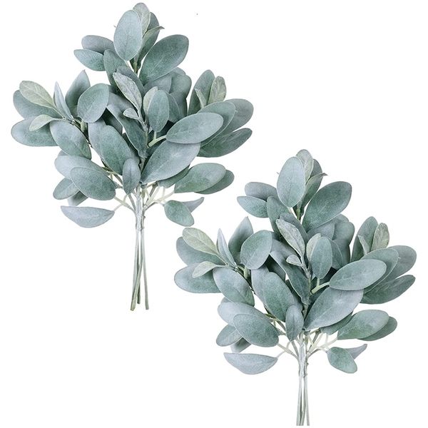 decorative flowers wreaths 8pcs artificial flocked lambs ear leaves stems faux lamb's branches picks greenery sprays for vase bouquet w
decorative flowers wreaths 8pcs artificial flocked lambs ear leaves stems faux lamb's branches picks greenery sprays for vase bouquet w