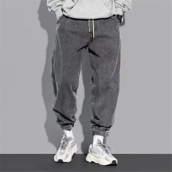 mens jeans casual men outdoor fashion loose harem pants elastic waist male washed denim plus size 221118, Blue
mens jeans casual men outdoor fashion loose harem pants elastic waist male washed denim plus size 221118, Blue
