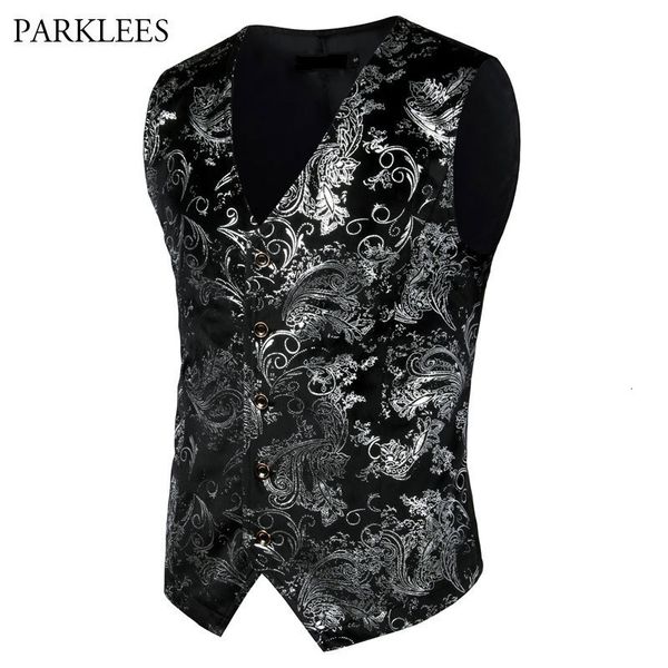 mens vests paisley flower steampunk suit vest men classic v neck slim fit single breasted flannel waistcoat marriage gilet homme 221118, Black;white
mens vests paisley flower steampunk suit vest men classic v neck slim fit single breasted flannel waistcoat marriage gilet homme 221118, Black;white