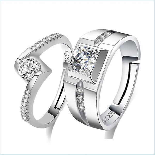 solitaire ring cubic zircon diamond ring solitaire adjustable sier engagement wedding couple rings mens women fashion jewelry drop de dhrpf, Golden;silver
solitaire ring cubic zircon diamond ring solitaire adjustable sier engagement wedding couple rings mens women fashion jewelry drop de dhrpf, Golden;silver