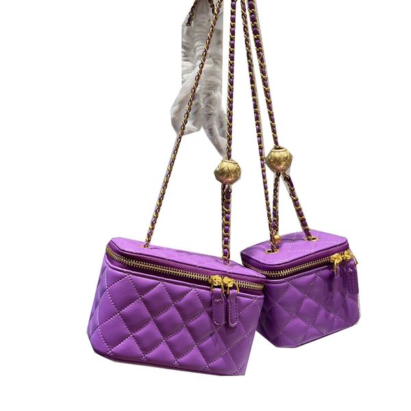 22p womens classic quilted trunk box bags crush gold ball metal hardware matelasse chain crossbody vanity cosmetic case designer handbags 10
22p womens classic quilted trunk box bags crush gold ball metal hardware matelasse chain crossbody vanity cosmetic case designer handbags 10