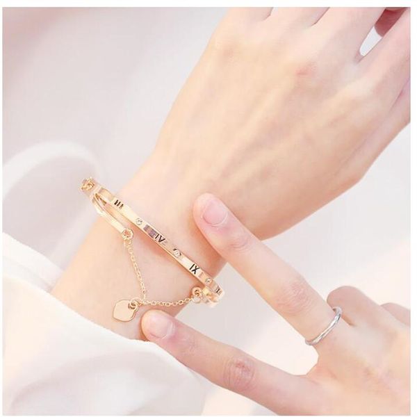 bracelet digital tassel peach heart temperament versatile korean bracelet fashion women's jewelry, Black
bracelet digital tassel peach heart temperament versatile korean bracelet fashion women's jewelry, Black