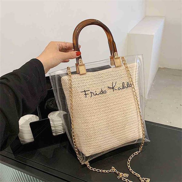 french exquisite bag new transparent sling single shoulder women's large capacity woven tote bag purse black friday
french exquisite bag new transparent sling single shoulder women's large capacity woven tote bag purse black friday