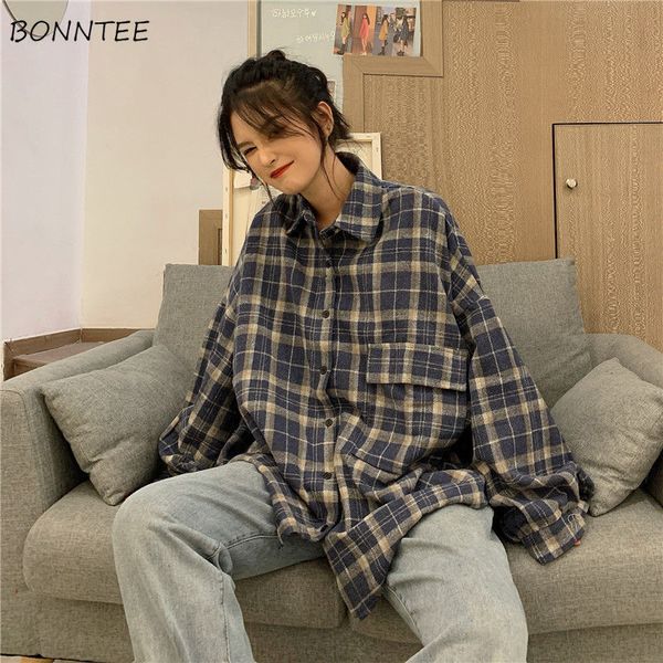 women s jacket retro thicker plaid ins bat sleeved korean style chic teens outwear all match fall vintage ladies coats street 221118, Black;brown
women s jacket retro thicker plaid ins bat sleeved korean style chic teens outwear all match fall vintage ladies coats street 221118, Black;brown