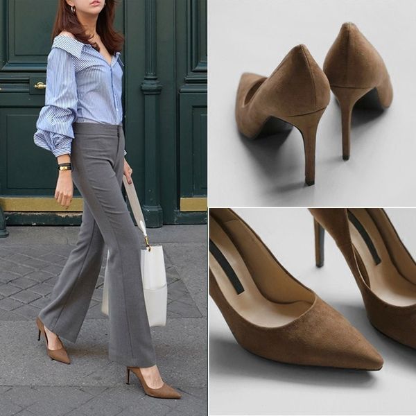 dress shoes women pumps high heels shoes 10cm stiletto pointed toe woman party shoes office lady wedding party high heels plus size 221118, Black
dress shoes women pumps high heels shoes 10cm stiletto pointed toe woman party shoes office lady wedding party high heels plus size 221118, Black