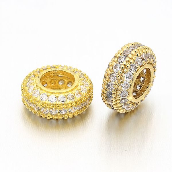 cz pave setting spacer beads charm for diy bracelet necklace making, Bronze;silver
cz pave setting spacer beads charm for diy bracelet necklace making, Bronze;silver