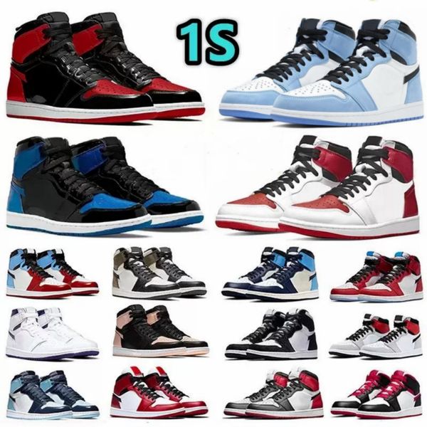 new jumpman 1 1s basketball shoes men women black white heritage bred patent university blue hype royal dark mocha shadow mens trainer sport
new jumpman 1 1s basketball shoes men women black white heritage bred patent university blue hype royal dark mocha shadow mens trainer sport