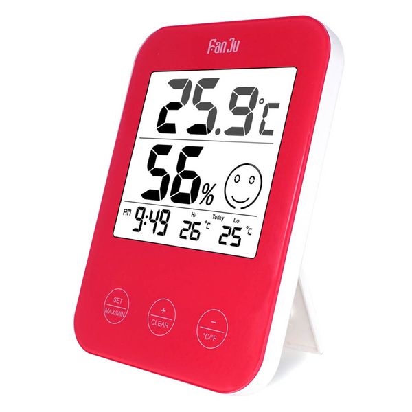 digital thermometer wall clock temperature humidity comfort expression electronic watch table desk clocks home modern design
digital thermometer wall clock temperature humidity comfort expression electronic watch table desk clocks home modern design