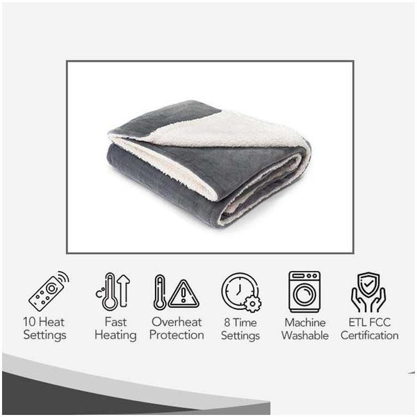 others apparel heating blanket competitive price sample available electric heated throw home office use hine washable drop delivery a dhpmb, Black;white
others apparel heating blanket competitive price sample available electric heated throw home office use hine washable drop delivery a dhpmb, Black;white