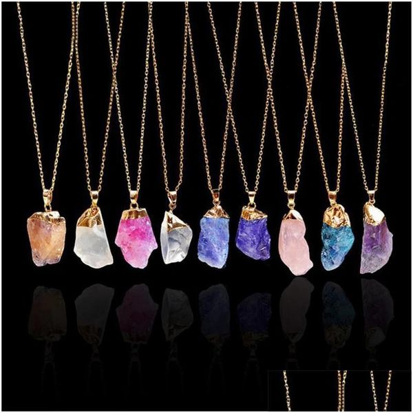pendant necklaces irregar natural stones necklaces gold link chains women fashion rhinestone crystal quartz pendant charms necklace dhmwi, Silver
pendant necklaces irregar natural stones necklaces gold link chains women fashion rhinestone crystal quartz pendant charms necklace dhmwi, Silver