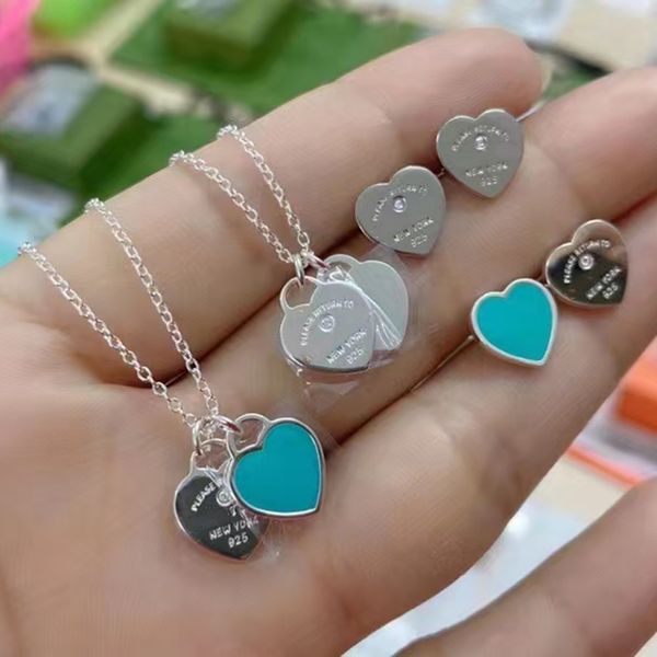 new 100% 925 silver necklace pendant diamond heart bead chain rose gold classic love necklaces luxurious for women fashion jewelry original
new 100% 925 silver necklace pendant diamond heart bead chain rose gold classic love necklaces luxurious for women fashion jewelry original