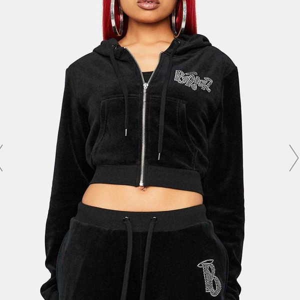men's hoodies sweatshirts y2k fashion bratz letter rhinestone zipper oversized hoodies grunge e-girls vintage solid letter long sleeve, Black
men's hoodies sweatshirts y2k fashion bratz letter rhinestone zipper oversized hoodies grunge e-girls vintage solid letter long sleeve, Black