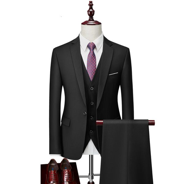 mens suits blazers jacket vest pants boutique pure color business formal suit threepiece set groom wedding dress costume homme de luxe 22111, White;black
mens suits blazers jacket vest pants boutique pure color business formal suit threepiece set groom wedding dress costume homme de luxe 22111, White;black