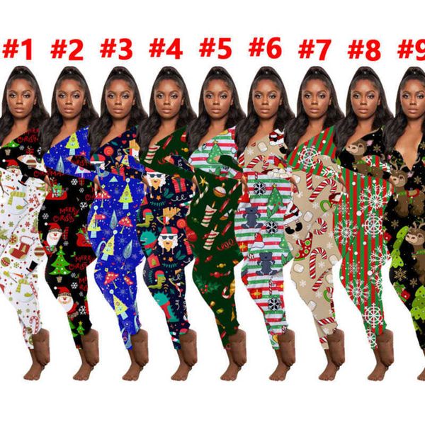 women jumpsuits slim fashion home wear christmas pajamas printed v neck long sleeve pants ladies new tight rompers, Black;white
women jumpsuits slim fashion home wear christmas pajamas printed v neck long sleeve pants ladies new tight rompers, Black;white
