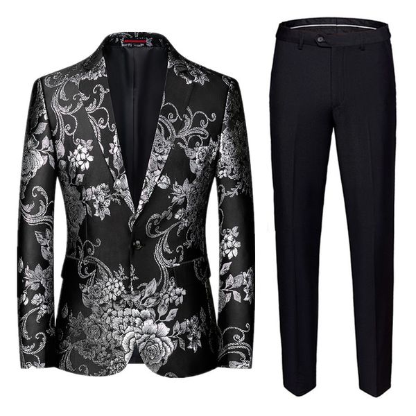 mens suits blazers left rom brand jacquard suit british style men business wedding party tuxedo dress blazer and pant slim clothing 221118, White;black
mens suits blazers left rom brand jacquard suit british style men business wedding party tuxedo dress blazer and pant slim clothing 221118, White;black