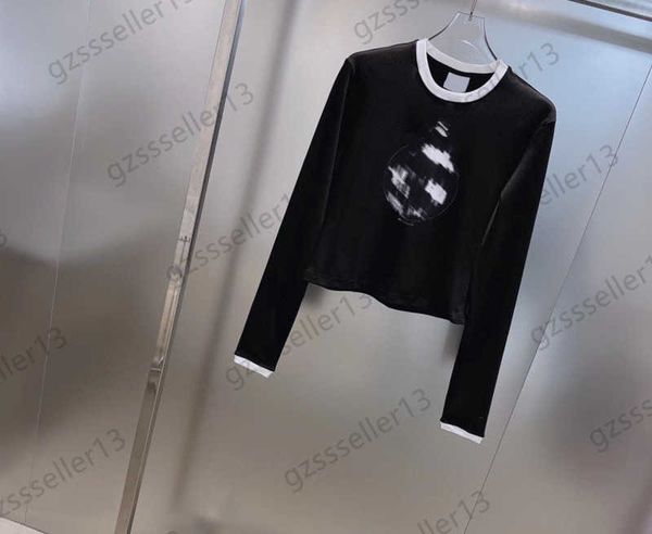 clothes woman t-shirts chest color contrast logo printing short slim spliced long sleeve crew neck pullover t-shirt casual joker women appa, White
clothes woman t-shirts chest color contrast logo printing short slim spliced long sleeve crew neck pullover t-shirt casual joker women appa, White
