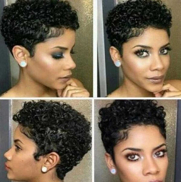women's wigs small curly female short hair chemical fiber rose net head cover, Black
women's wigs small curly female short hair chemical fiber rose net head cover, Black