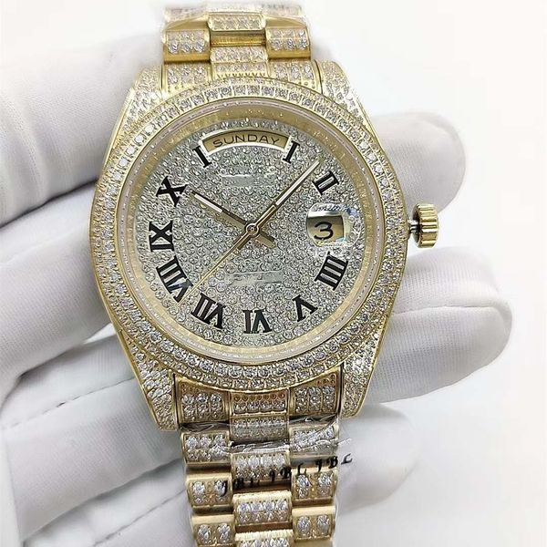 luxury designer classic fashionset with diamond automatic watch size 41mm digital scale sapphire glass waterproof feature christmas gift, Slivery;golden
luxury designer classic fashionset with diamond automatic watch size 41mm digital scale sapphire glass waterproof feature christmas gift, Slivery;golden