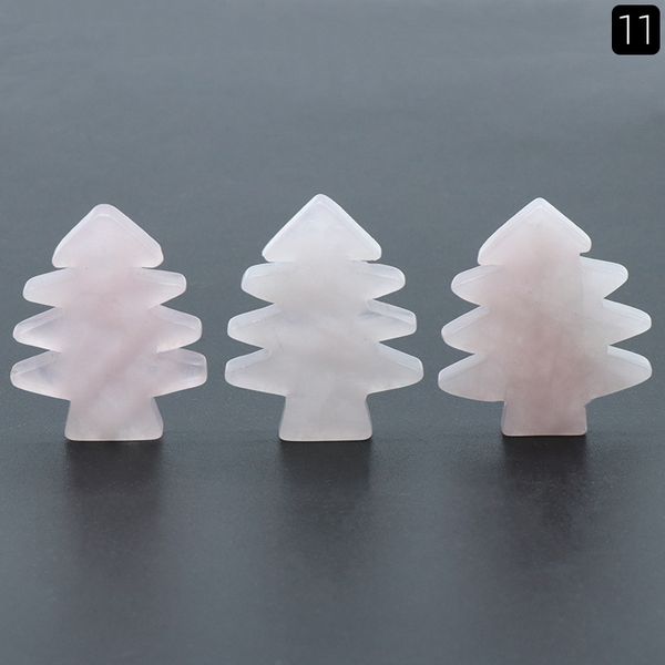 3 pieces rose quartz healing crystal stones pendant mini christmas tree desk ornament pocket stone home office christmas decoration, Silver
3 pieces rose quartz healing crystal stones pendant mini christmas tree desk ornament pocket stone home office christmas decoration, Silver