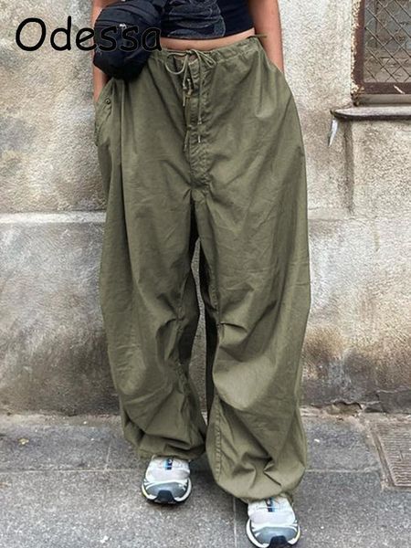 women s pants s odessa chic oversized cargo women 90s streetwear hip hop style baggy adjustable waist drawstring y2k female long pant 221118, Black;white
women s pants s odessa chic oversized cargo women 90s streetwear hip hop style baggy adjustable waist drawstring y2k female long pant 221118, Black;white