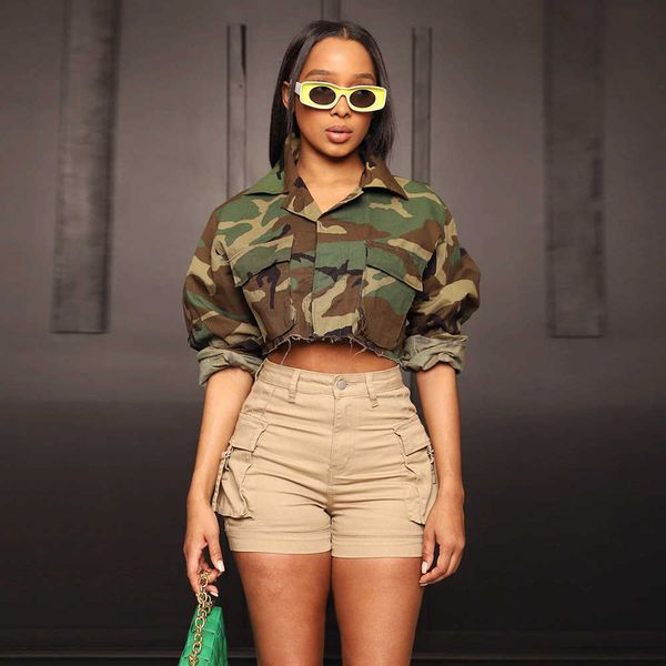 women's jackets crop camouflage coats casual fashion cropped camo jackets 2022 women winter fall y2k fashion clothing streetwear t2211, Black;brown
women's jackets crop camouflage coats casual fashion cropped camo jackets 2022 women winter fall y2k fashion clothing streetwear t2211, Black;brown