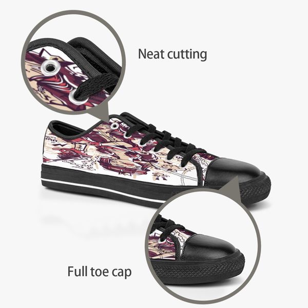 custom shoes classic canvas low cut skateboard casual triple black accept customization uv printing low mens womens sports sneakers breathab
custom shoes classic canvas low cut skateboard casual triple black accept customization uv printing low mens womens sports sneakers breathab
