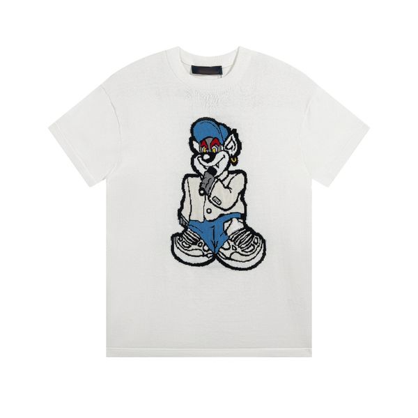 2022 new men's stylist cotton knitted fabric short sleeve t-shirt summer hip hop women's luxury designer dress casual shirt, White;black
2022 new men's stylist cotton knitted fabric short sleeve t-shirt summer hip hop women's luxury designer dress casual shirt, White;black