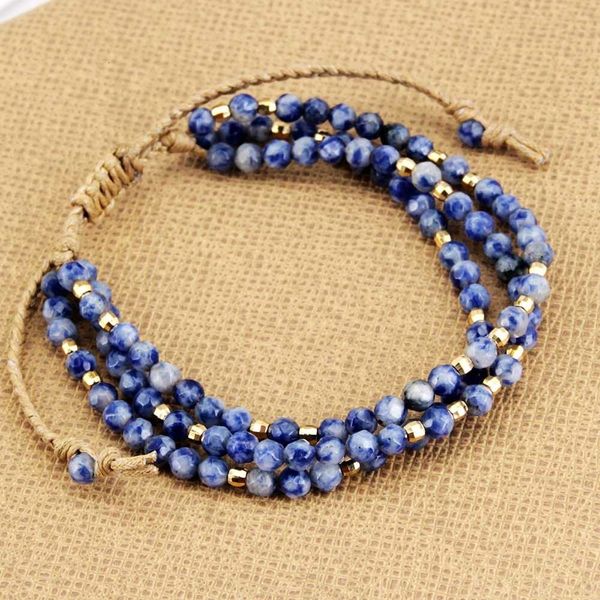 charm bracelets unique natural brazilian sodalite beads stackable bracelet stone string strand women beaded 221118, Golden;silver
charm bracelets unique natural brazilian sodalite beads stackable bracelet stone string strand women beaded 221118, Golden;silver