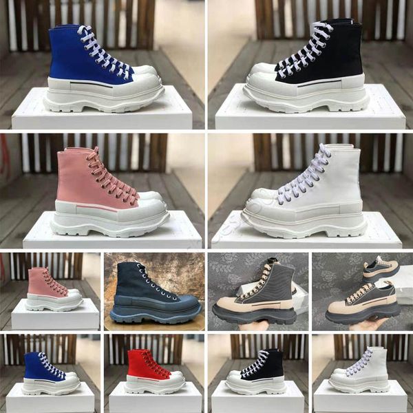 designer boots fashion casual shoes tread slick canvas sneaker platform shoes high triple white royal pale pink red women 34-45, Black
designer boots fashion casual shoes tread slick canvas sneaker platform shoes high triple white royal pale pink red women 34-45, Black