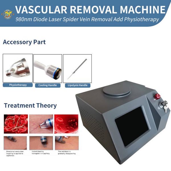 multi-functional spider veins removal machine 980nm vascular laser home diode professional skin tag, Black
multi-functional spider veins removal machine 980nm vascular laser home diode professional skin tag, Black