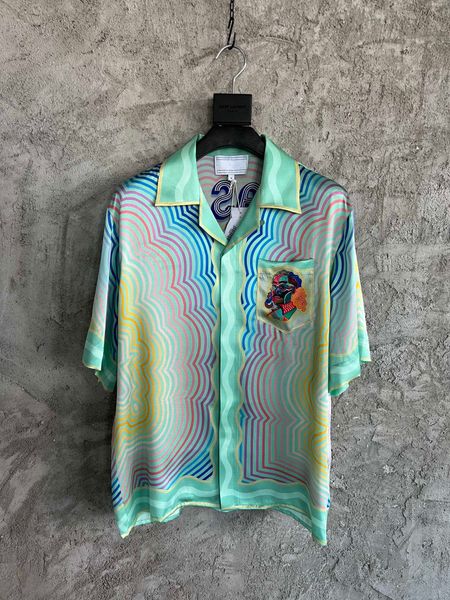2023 mens desigers shirts men short shirt slim fit lapel casual short sleeves hawaii metal single breasted noble silk menshirt abstract port, White;black
2023 mens desigers shirts men short shirt slim fit lapel casual short sleeves hawaii metal single breasted noble silk menshirt abstract port, White;black