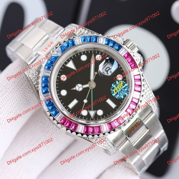 2 model highquality watch 2813 automatic mechanical men's watch 116759 40mm black dial luxury diamond bezel stainless steel strap sapph, Slivery;brown
2 model highquality watch 2813 automatic mechanical men's watch 116759 40mm black dial luxury diamond bezel stainless steel strap sapph, Slivery;brown