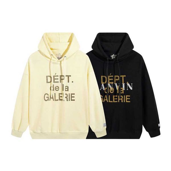 hoodies designer hip hop galleryes quality original letter print reverse hooded pullover men's street loose couple women's brand, Black
hoodies designer hip hop galleryes quality original letter print reverse hooded pullover men's street loose couple women's brand, Black