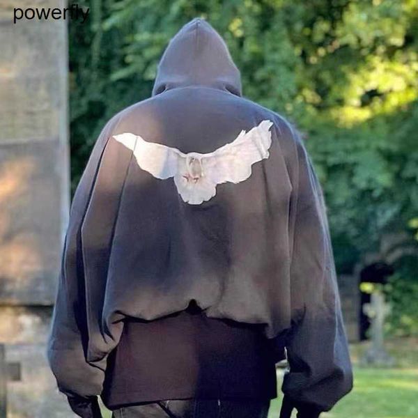 men's hoodies designer sweatshirts winter new brushed kanyes same peace pigeon loose sweater man hooded, Black
men's hoodies designer sweatshirts winter new brushed kanyes same peace pigeon loose sweater man hooded, Black