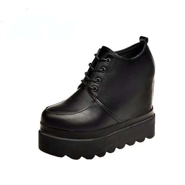 height increasing shoes high platform patent leather casual women spring/autumn wedge ankle boots for 12 cm sneakers 221118, Black;white
height increasing shoes high platform patent leather casual women spring/autumn wedge ankle boots for 12 cm sneakers 221118, Black;white