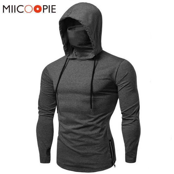 men's hoodies sweatshirts ninja mask long sleeved hoodie men autumn streetwear large open-forked hip hop mens sweatshirts gym hooded s, Black 
men's hoodies sweatshirts ninja mask long sleeved hoodie men autumn streetwear large open-forked hip hop mens sweatshirts gym hooded s, Black