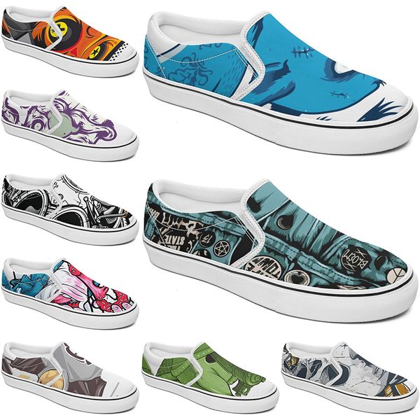summercustom shoes canvas shoe slip-on customized sneakers men women blue red green classic custom comfortable low platform sneaker color25, Black
summercustom shoes canvas shoe slip-on customized sneakers men women blue red green classic custom comfortable low platform sneaker color25, Black