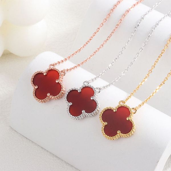 designer pendant necklace female four leaves trefoil necklace s925 sterling silver niche design onyx mother-of-pearl valentine's day lo
designer pendant necklace female four leaves trefoil necklace s925 sterling silver niche design onyx mother-of-pearl valentine's day lo