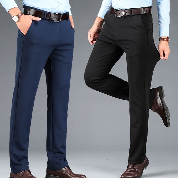 mens pants fattening and enlarging suit spring summer casual loose straight tube middleaged business 221118, Black
mens pants fattening and enlarging suit spring summer casual loose straight tube middleaged business 221118, Black