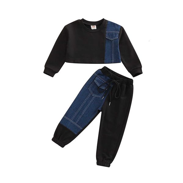 clothing sets 2pcs kids spring outfits denim patchwork crew neck long sleeve sweatshirt casual pants set for baby boys girls 1 6 years 22111, White
clothing sets 2pcs kids spring outfits denim patchwork crew neck long sleeve sweatshirt casual pants set for baby boys girls 1 6 years 22111, White