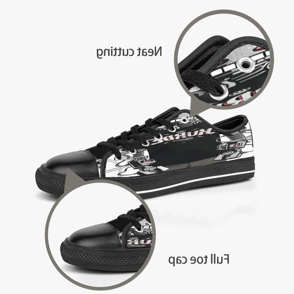 men women diy custom shoes low canvas skateboard sneakers triple black customization uv printing sports sneakers houzi 167-33
men women diy custom shoes low canvas skateboard sneakers triple black customization uv printing sports sneakers houzi 167-33