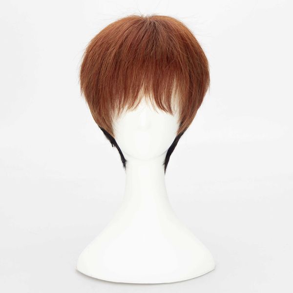 women's wigs gradual mixed color short hair fashion with fringe can be smooth and oblique, Black
women's wigs gradual mixed color short hair fashion with fringe can be smooth and oblique, Black