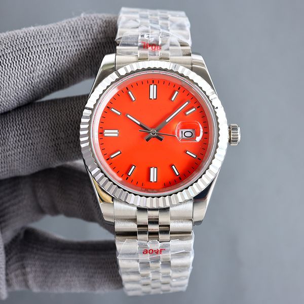 red sapphire dial men's watch 41mm automatic machine 36mm woman watches 2813 movement 904l stainless steel classic folding buckle water, Slivery;brown
red sapphire dial men's watch 41mm automatic machine 36mm woman watches 2813 movement 904l stainless steel classic folding buckle water, Slivery;brown