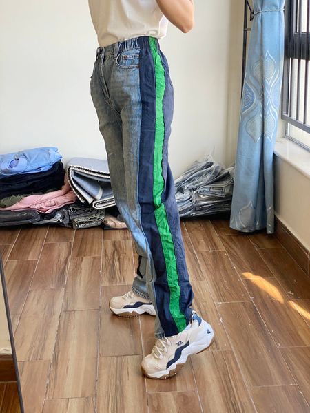 women's jeans 2023 summer autumn street doublesided stitching embroidered letters versatile casual pants loose straight blue jeans 2211
women's jeans 2023 summer autumn street doublesided stitching embroidered letters versatile casual pants loose straight blue jeans 2211