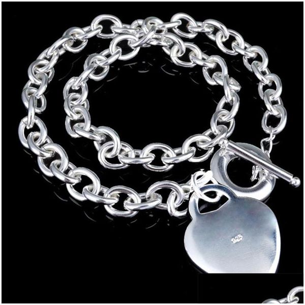 pendant necklaces 925 stamped heart shape necklace brands sterling sier link chain for women ladies fashion designer pendant necklac dh0ze, Silver
pendant necklaces 925 stamped heart shape necklace brands sterling sier link chain for women ladies fashion designer pendant necklac dh0ze, Silver