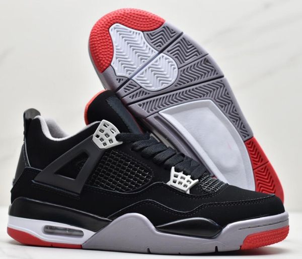 with box 4 black red men basketball shoes bred 4s outdoor sneakers trainers sports 308497-060 us 7-13
with box 4 black red men basketball shoes bred 4s outdoor sneakers trainers sports 308497-060 us 7-13